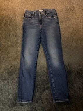 Good American Medium-Dark Blue Skinny Jeans